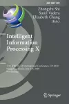 Intelligent Information Processing X cover