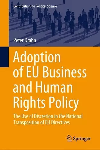 Adoption of EU Business and Human Rights Policy cover