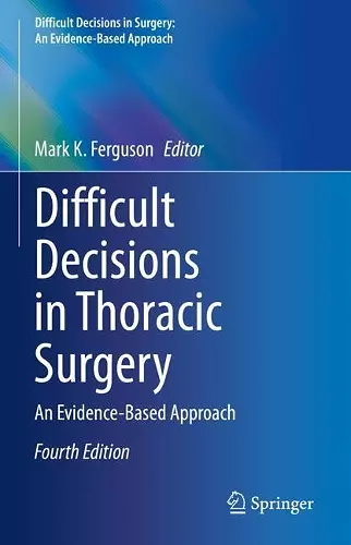 Difficult Decisions in Thoracic Surgery cover