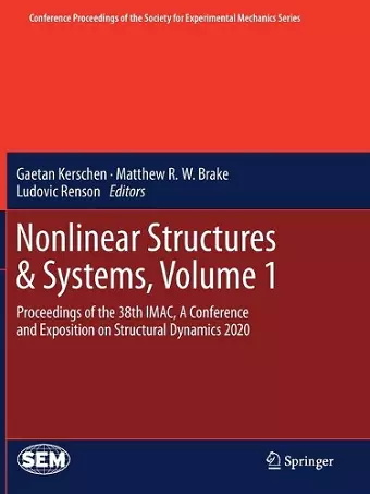 Nonlinear Structures & Systems, Volume 1 cover
