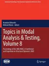 Topics in Modal Analysis & Testing, Volume 8 cover