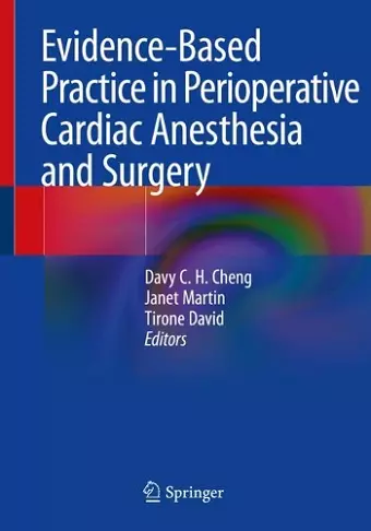 Evidence-Based Practice in Perioperative Cardiac Anesthesia and Surgery cover