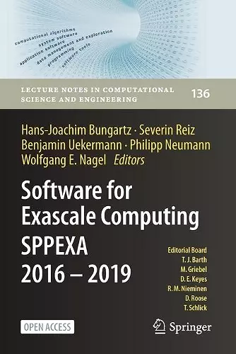 Software for Exascale Computing - SPPEXA 2016-2019 cover