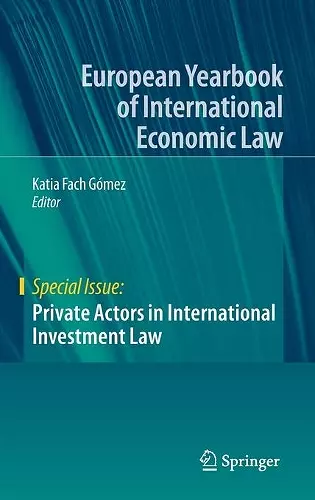 Private Actors in International Investment Law cover