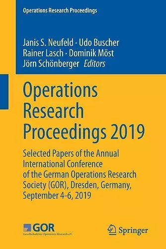 Operations Research Proceedings 2019 cover