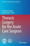 Thoracic Surgery for the Acute Care Surgeon cover