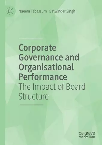 Corporate Governance and Organisational Performance cover