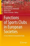 Functions of Sports Clubs in European Societies cover