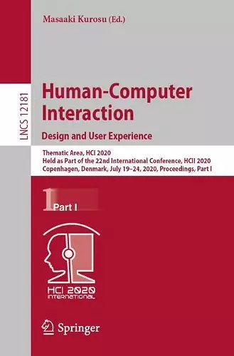 Human-Computer Interaction. Design and User Experience cover