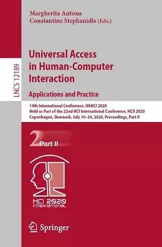 Universal Access in Human-Computer Interaction. Applications and Practice cover