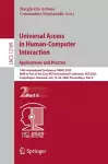 Universal Access in Human-Computer Interaction. Applications and Practice cover