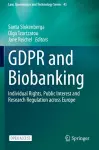 GDPR and Biobanking cover