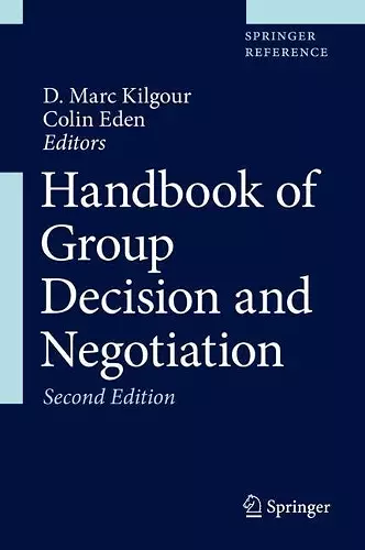 Handbook of Group Decision and Negotiation cover