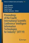 Proceedings of the Fourth International Scientific Conference “Intelligent Information Technologies for Industry” (IITI’19) cover