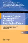 Information Processing and Management of Uncertainty in Knowledge-Based Systems cover