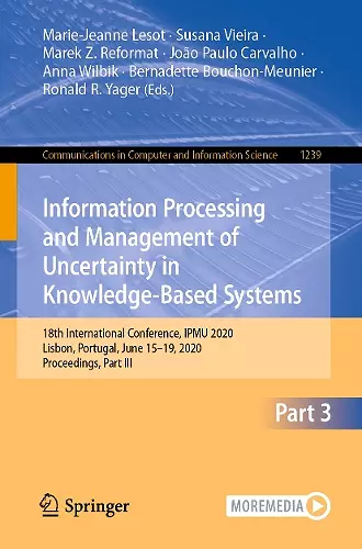 Information Processing and Management of Uncertainty in Knowledge-Based Systems cover