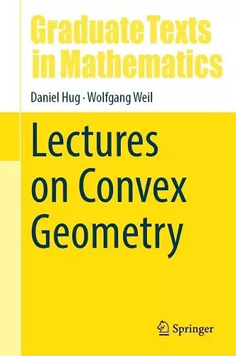 Lectures on Convex Geometry cover
