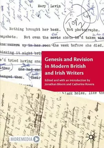 Genesis and Revision in Modern British and Irish Writers cover