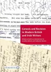 Genesis and Revision in Modern British and Irish Writers cover