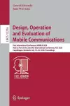 Design, Operation and Evaluation of Mobile Communications cover