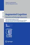 Augmented Cognition. Theoretical and Technological Approaches cover