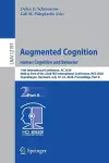 Augmented Cognition. Human Cognition and Behavior cover