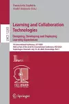 Learning and Collaboration Technologies. Designing, Developing and Deploying Learning Experiences cover