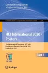 HCI International 2020 - Posters cover