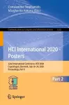 HCI International 2020 - Posters cover