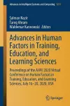 Advances in Human Factors in Training, Education, and Learning Sciences cover
