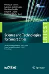 Science and Technologies for Smart Cities cover