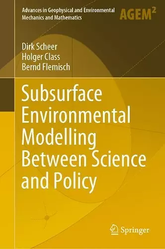 Subsurface Environmental Modelling Between Science and Policy cover