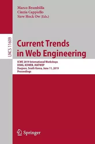 Current Trends in Web Engineering cover