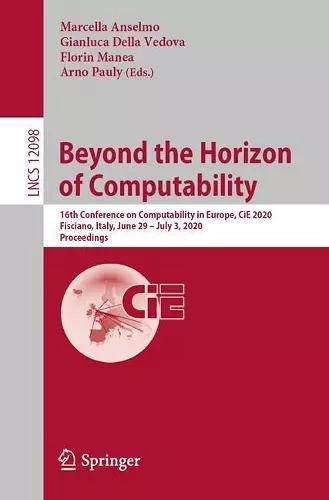 Beyond the Horizon of Computability cover