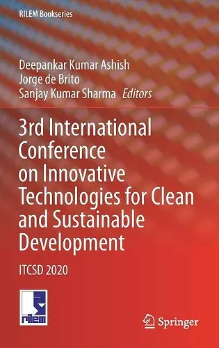 3rd International Conference on Innovative Technologies for Clean and Sustainable Development cover