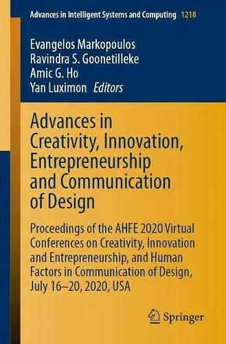 Advances in Creativity, Innovation, Entrepreneurship and Communication of Design cover