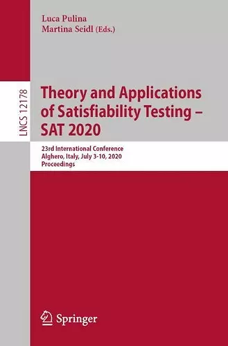 Theory and Applications of Satisfiability Testing – SAT 2020 cover