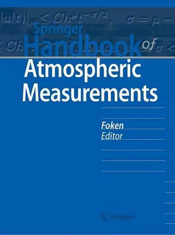 Springer Handbook of Atmospheric Measurements cover