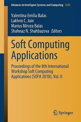 Soft Computing Applications cover