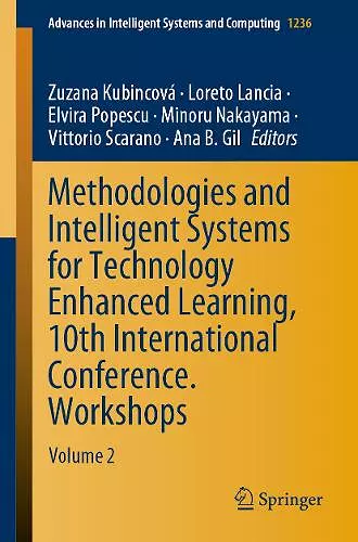 Methodologies and Intelligent Systems for Technology Enhanced Learning, 10th International Conference. Workshops cover