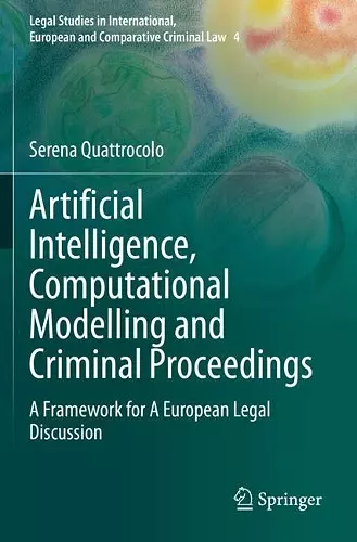 Artificial Intelligence, Computational Modelling and Criminal Proceedings cover