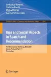 Bias and Social Aspects in Search and Recommendation cover