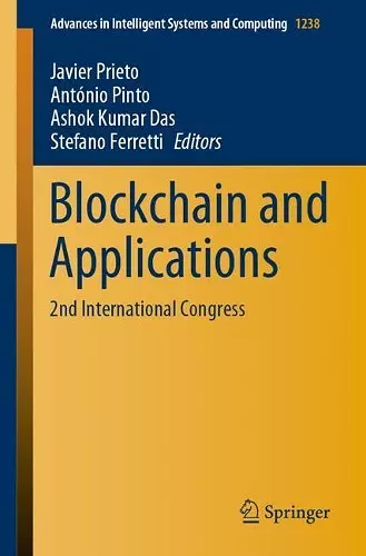 Blockchain and Applications cover