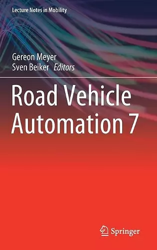 Road Vehicle Automation 7 cover