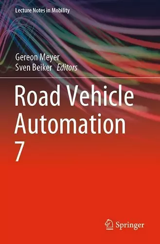 Road Vehicle Automation 7 cover