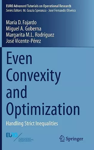 Even Convexity and Optimization cover