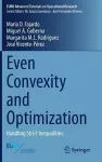 Even Convexity and Optimization cover