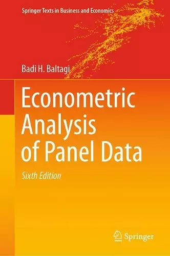 Econometric Analysis of Panel Data cover