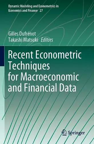 Recent Econometric Techniques for Macroeconomic and Financial Data cover