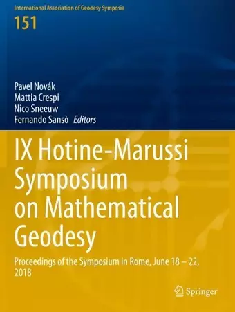 IX Hotine-Marussi Symposium on Mathematical Geodesy cover